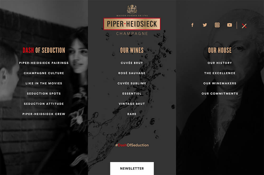 good Inspiration navigation effect 4