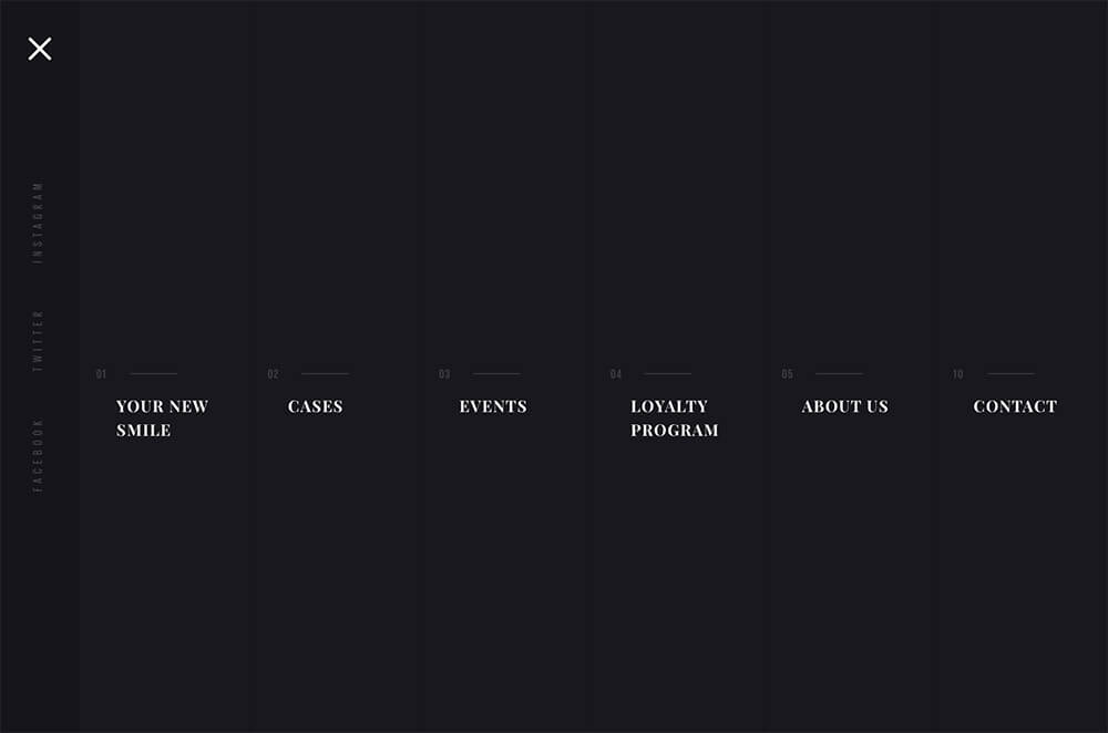 good Inspiration navigation effect 5